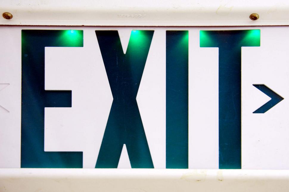 exit sign