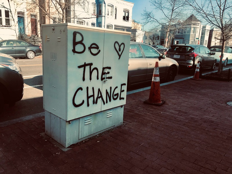 be the change